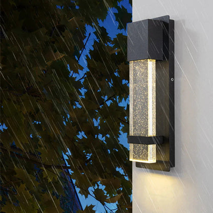 Duse Outdoor Rectangular Wall Light No Sensor | Celestre