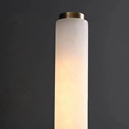 Arlo Alabaster Cylindrical Wall Sconce | Celestre