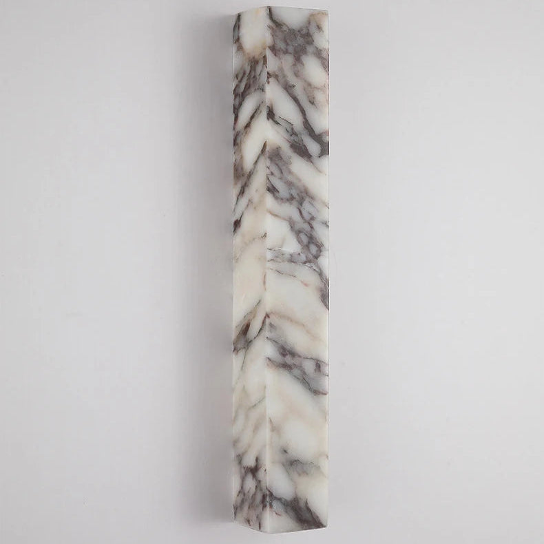 Arli Marble Long Cuboid Wall Light | Celestre