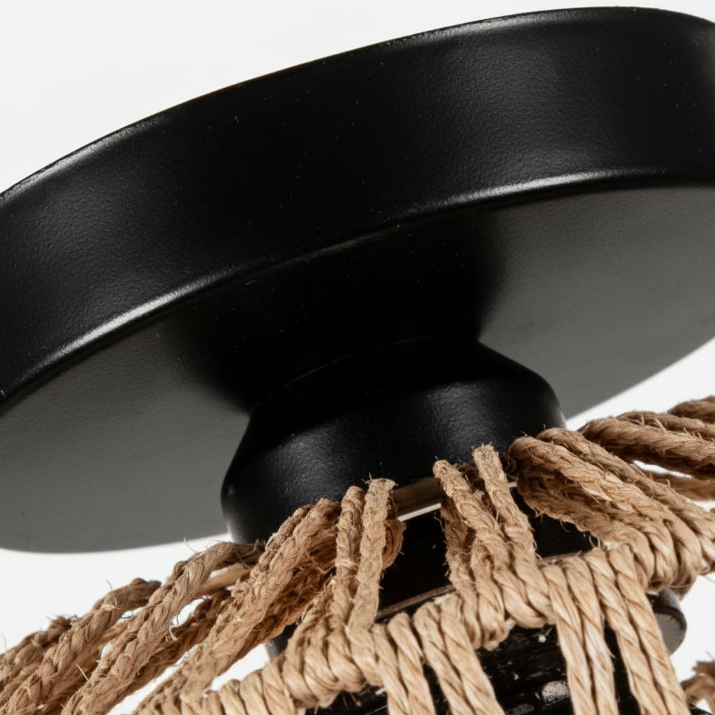Helix Rattan Ceiling Light | Celestre
