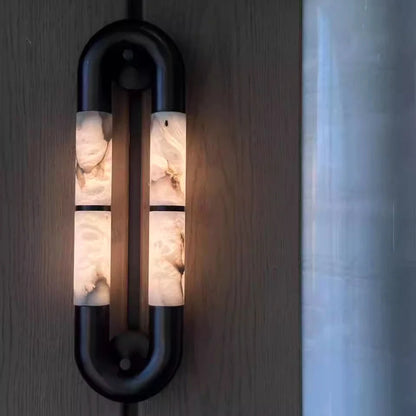 Nola Marble Capsule Wall Light | Celestre