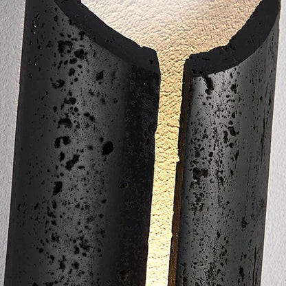 Tira Travertine Cylindrical Slit Wall Light | Celestre