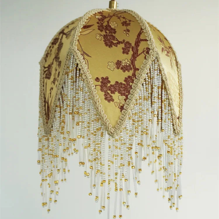 Deri Tassel Dome Pendant Light | Celestre