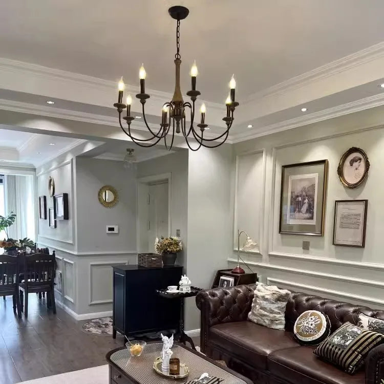 Piva Spindle Candle Style Chandelier | Celestre