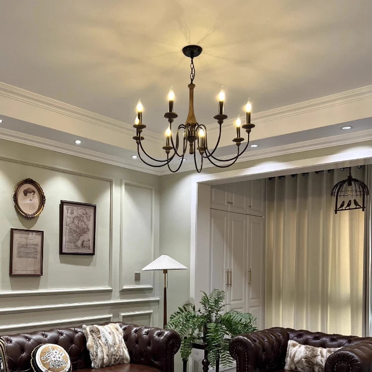 Piva Spindle Candle Style Chandelier | Celestre