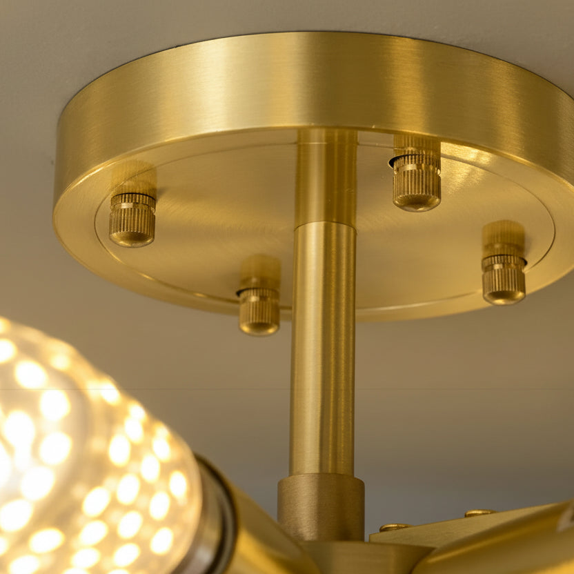 Tiva Round Alabaster Layered Chandelier | Celestre