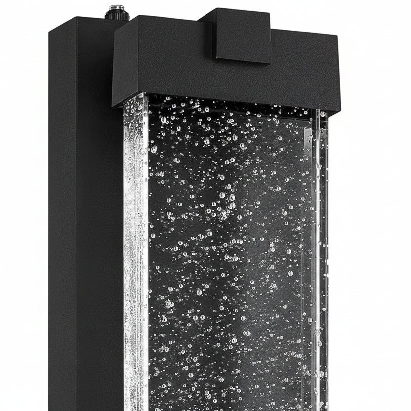 Lari Crystal Bubble Glass Outdoor Wall Light | Celestre