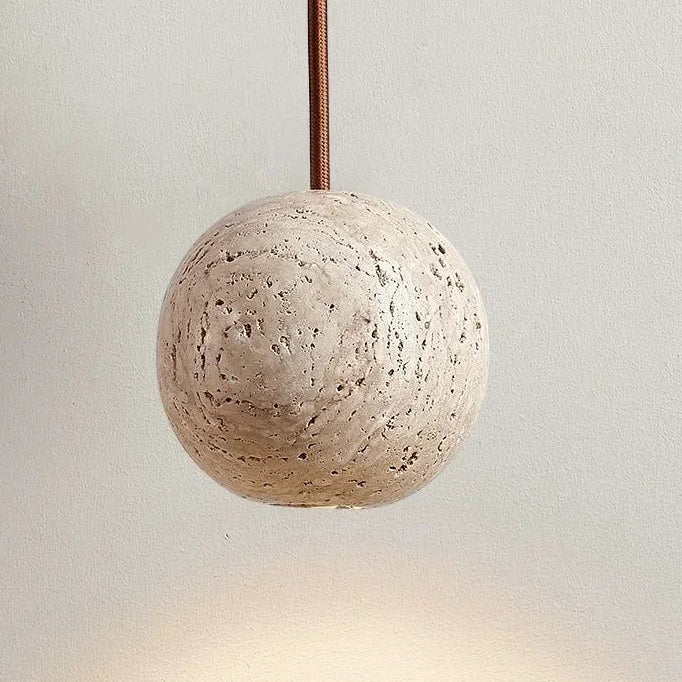 Leze Vintage Travertine Pendant Light | Celestre