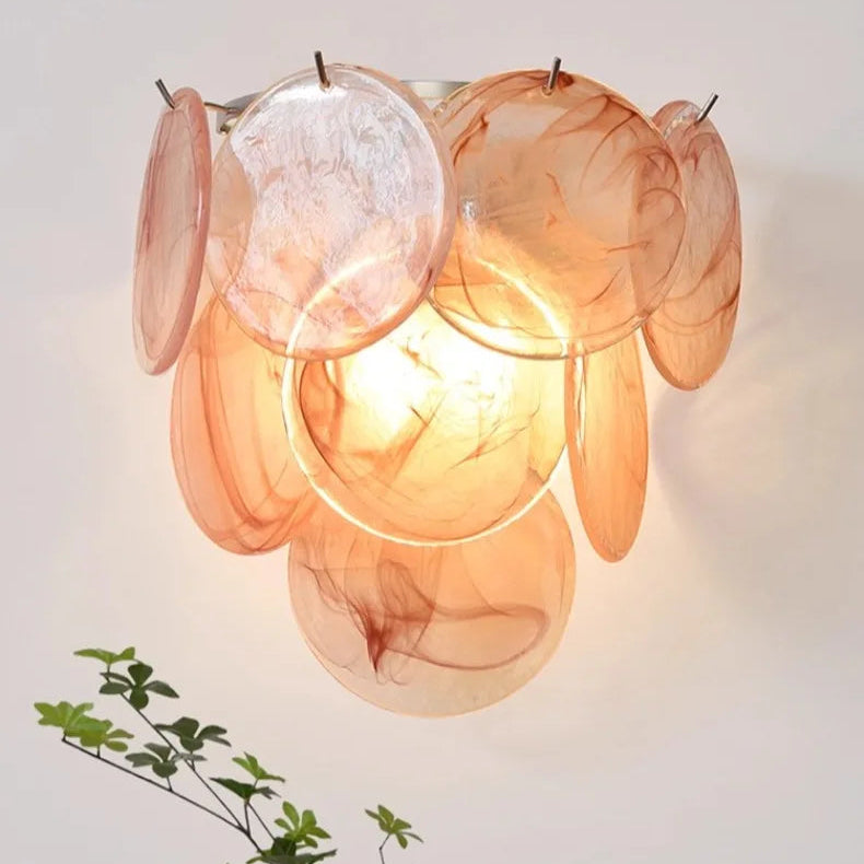 Myro Stained Glass Wall Light Pink | Celestre
