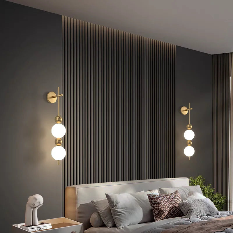 Voro Vertical Beads Wall Light | Celestre