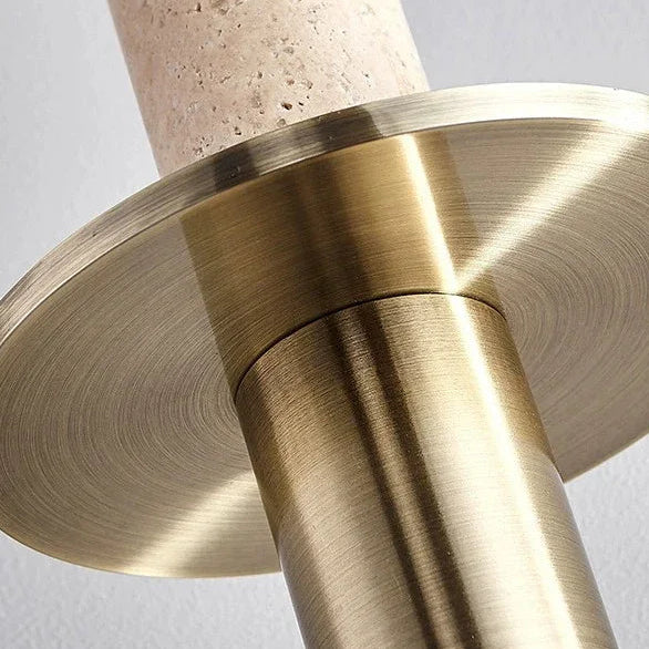 Taren Stone Pendant Light Natural Travertine | Celestre