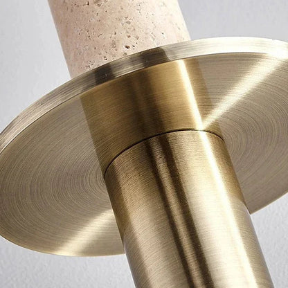 Taren Stone Pendant Light Natural Travertine | Celestre