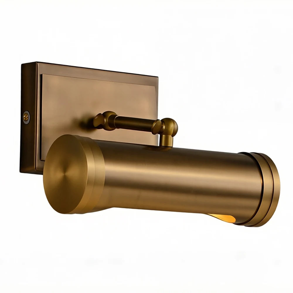 Ondra Vintage Gold Adjustable Picture Wall Light | Celestre