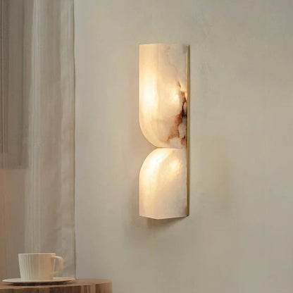 Merin Alabaster Sculptural Wall Light H 35 cm | Celestre