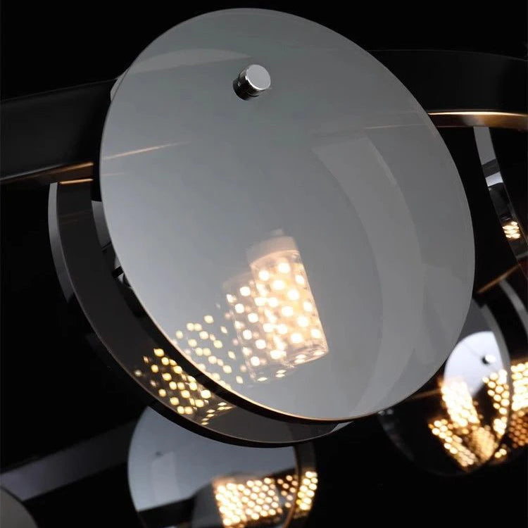 Liva Circular Orbiter Chandelier | Celestre
