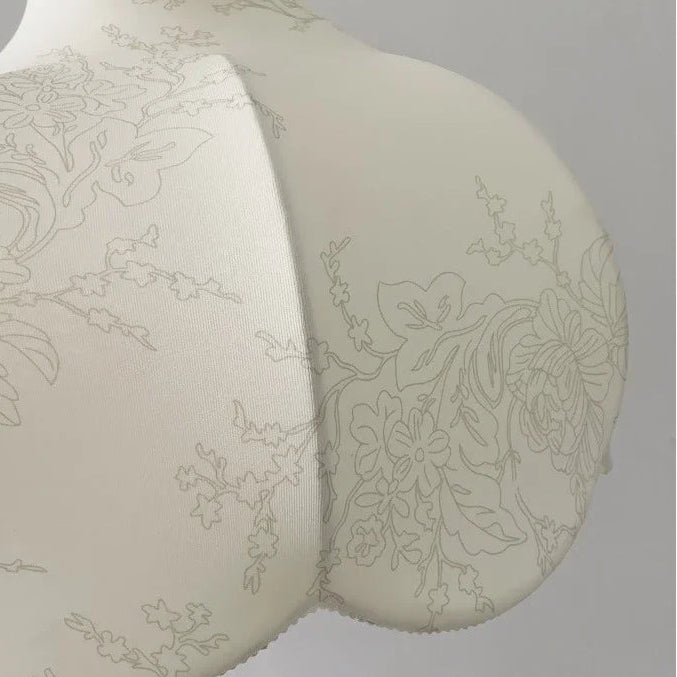 Viri Fabric Scalloped Pendant Light | Celestre