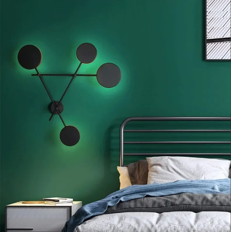 Elvu Constellation LED Wall Light Black W 83 x H 65 cm | Celestre