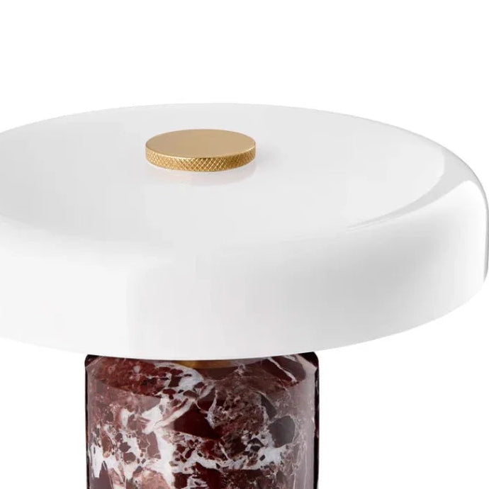 Tren Marble Cylindrical Table Lamp | Celestre