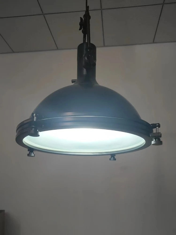 Torvo Industrial Nautical Dome Pendant Light | Celestre