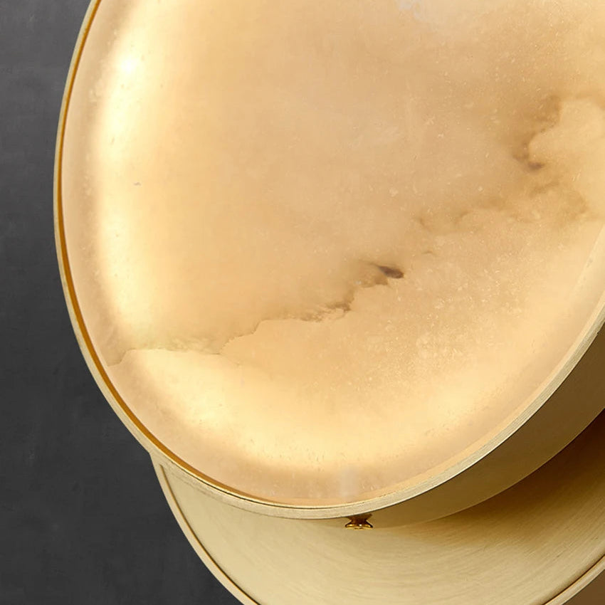 Gelo Alabaster Disc Pendant Light | Celestre