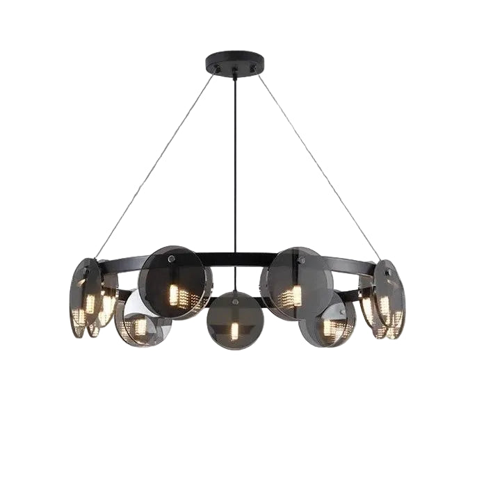 Liva Circular Orbiter Chandelier | Celestre