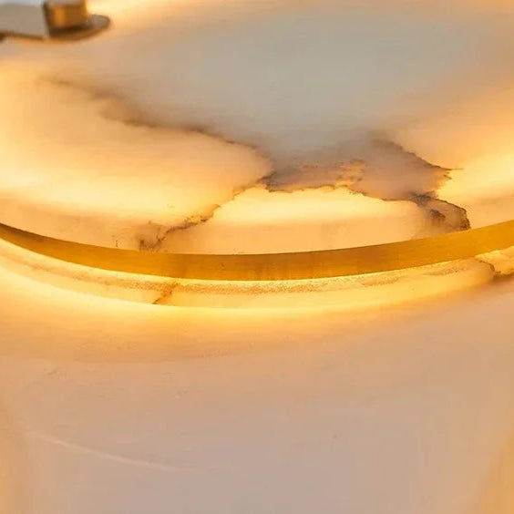 Lenzi Spanish Alabaster Disc Chandelier | Celestre