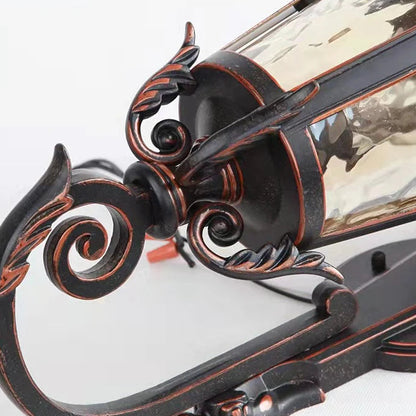 Meja Lantern Scroll Arm Outdoor Wall Light | Celestre