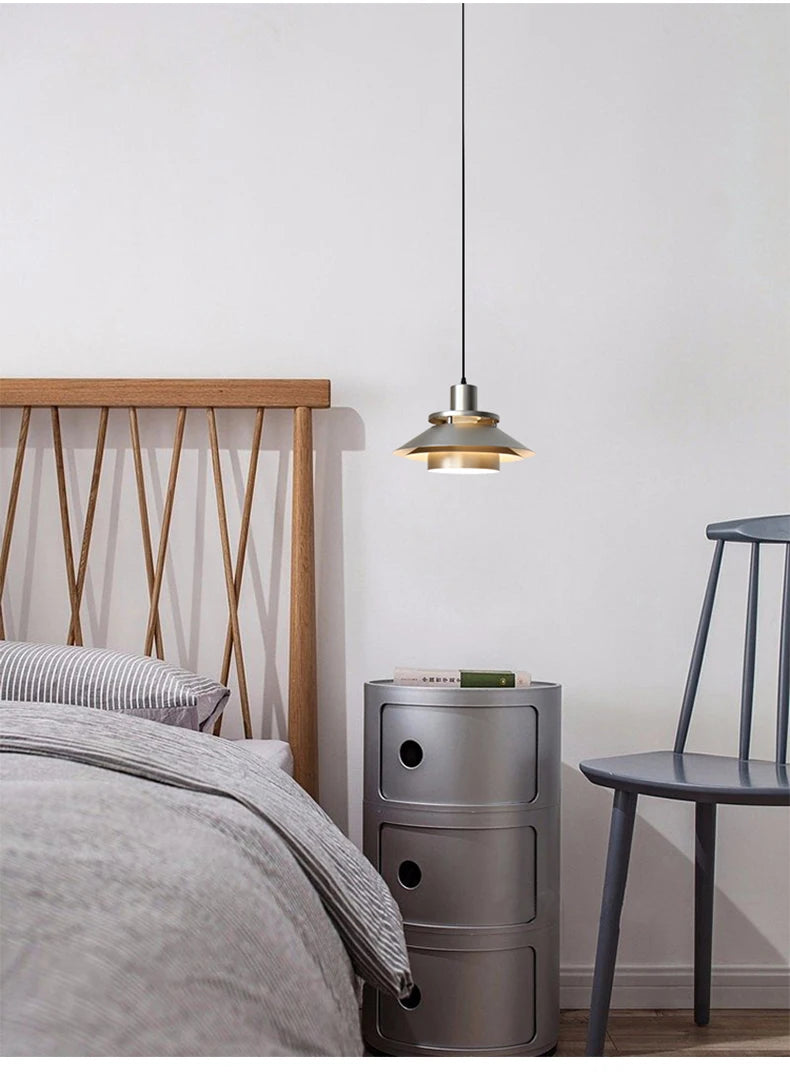 Zenvi Nordic Aluminium Layered Cone Pendant Light | Celestre