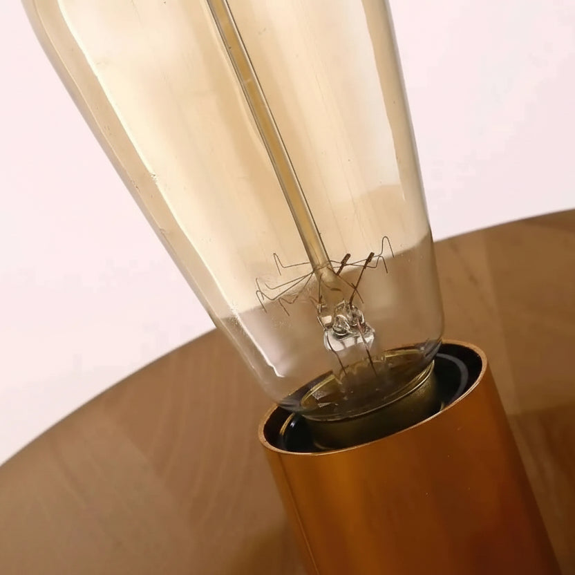 Elsen Nordic Wooden Glass Lamp | Celestre