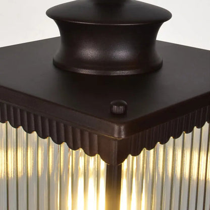 Nune Lantern Ribbed Bollard Light | Celestre