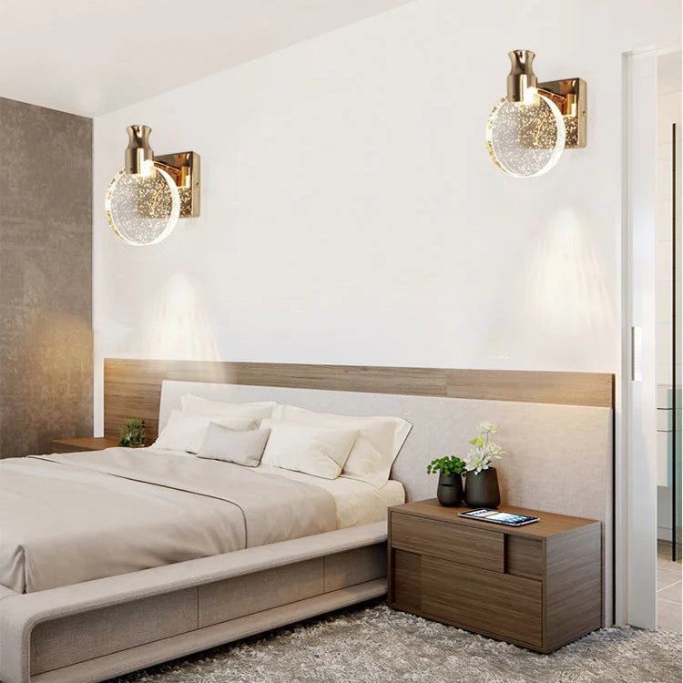 Vexi Crystal Lens Wall Light | Celestre