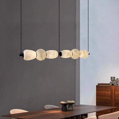 Zilo Linear Alabaster Chandelier | Celestre