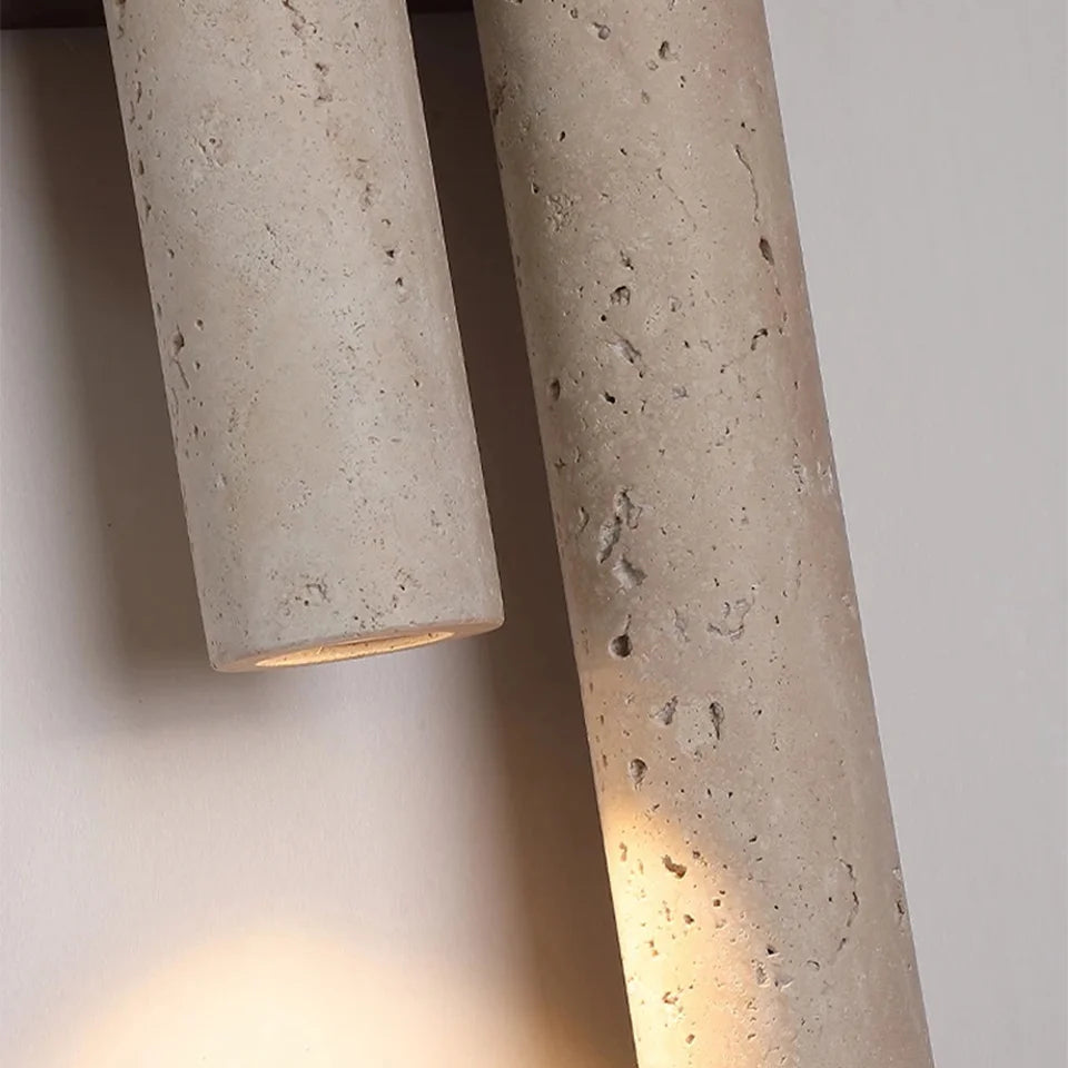 Enzo Travertine Duo Wall Light | Celestre