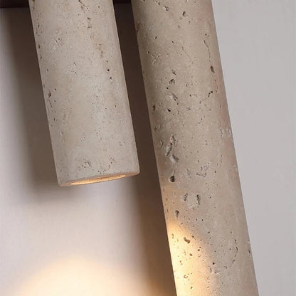 Enzo Travertine Duo Wall Light | Celestre