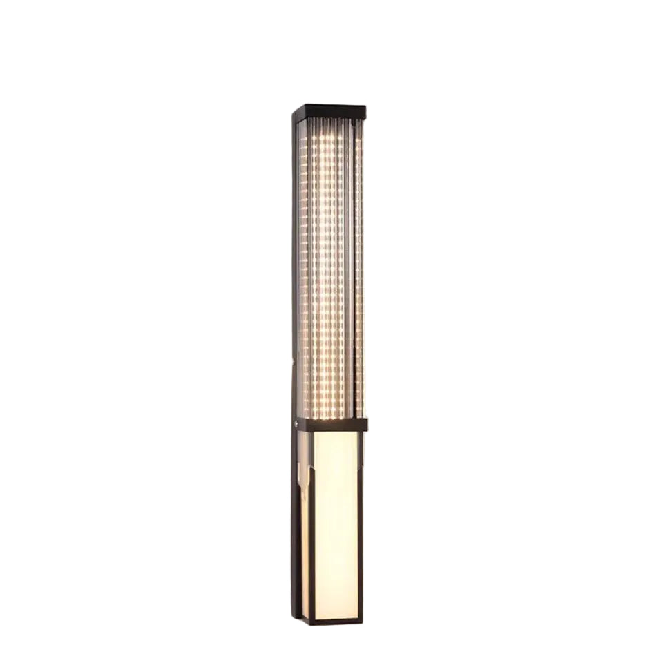 Duza Vertical Fluted Outdoor Wall Light | Celestre