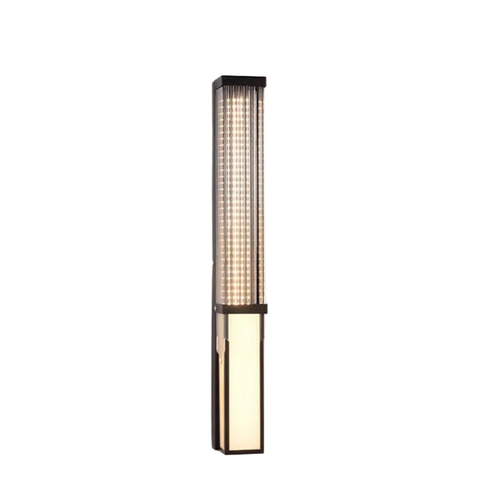 Duza Vertical Fluted Outdoor Wall Light | Celestre