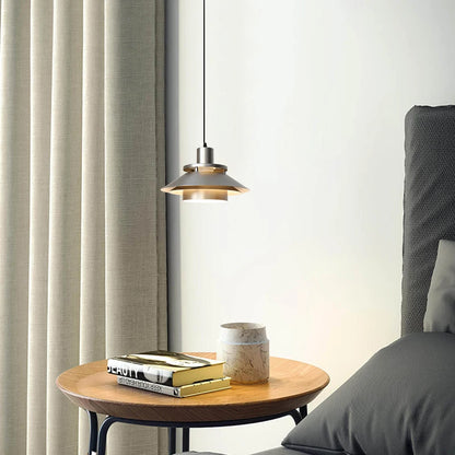 Zenvi Nordic Aluminium Layered Cone Pendant Light | Celestre