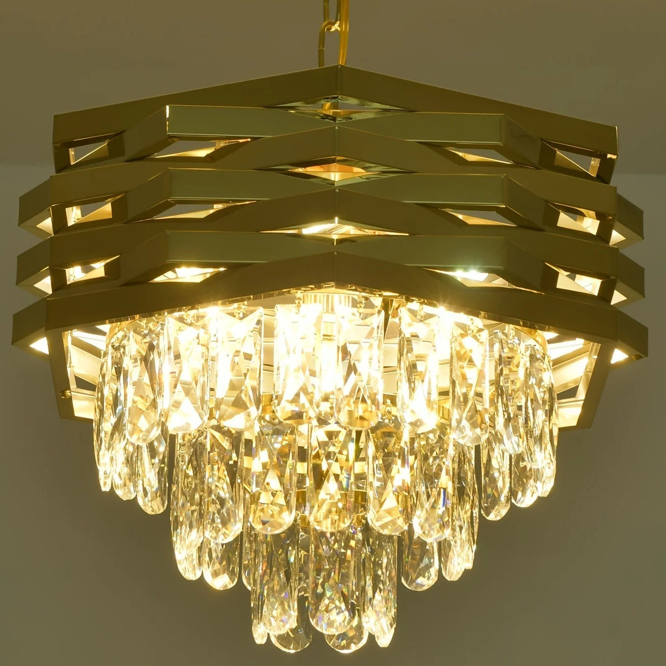 Fenn Tier Crystal LED Chandelier | Celestre