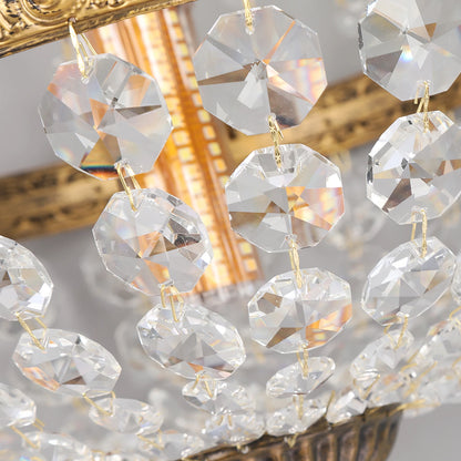 Duno Crystal Basket Chandelier | Celestre
