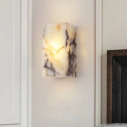 Avely Block Marble Wall Light | Celestre