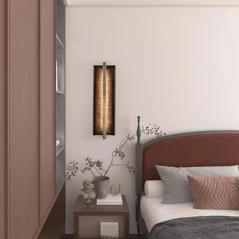 Yeri Vertical Ribbed Bend Wall Light | Celestre
