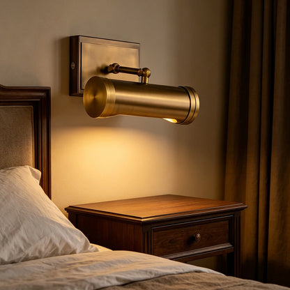 Ondra Vintage Gold Adjustable Picture Wall Light | Celestre