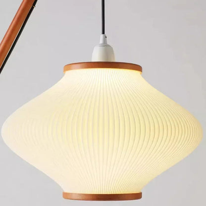 Biro Pleated Arc Floor Lamp | Celestre