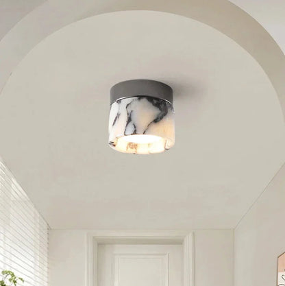 Fern Drum Marble Ceiling Light | Celestre
