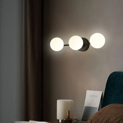 Naro Glass Globe Wall Light | Celestre