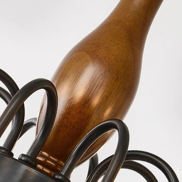 Avix Wooden Candelabra Chandelier | Celestre