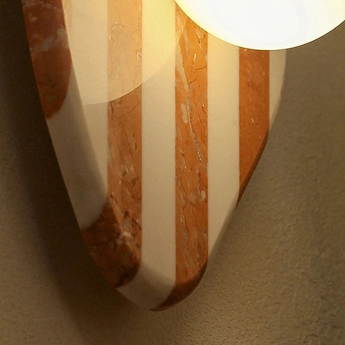 Jiwa Ovoid Zebra Wall Light | Celestre
