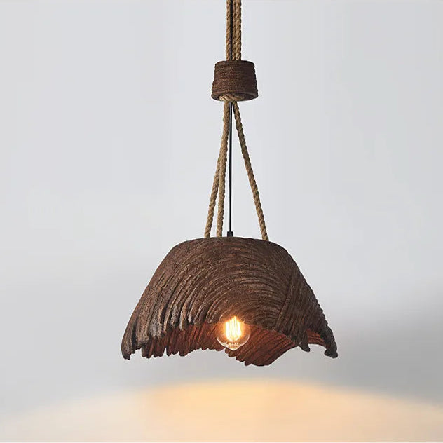 Remy Wabi Sabi Bowl Pendant Light Walnut | Celestre