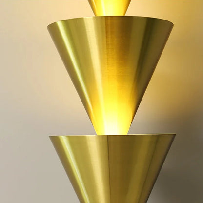 Lyri Multilayer Tiered Cone Pendant Light | Celestre