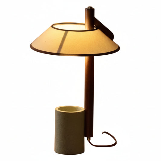 Vezo Nordic Drum Planter Table Lamp | Celestre